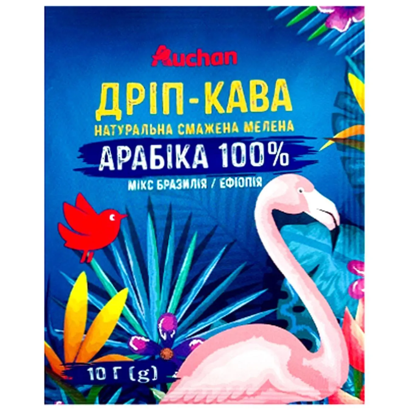 Дріп-кава Auchan арабіка мікс 10г - Фото 1