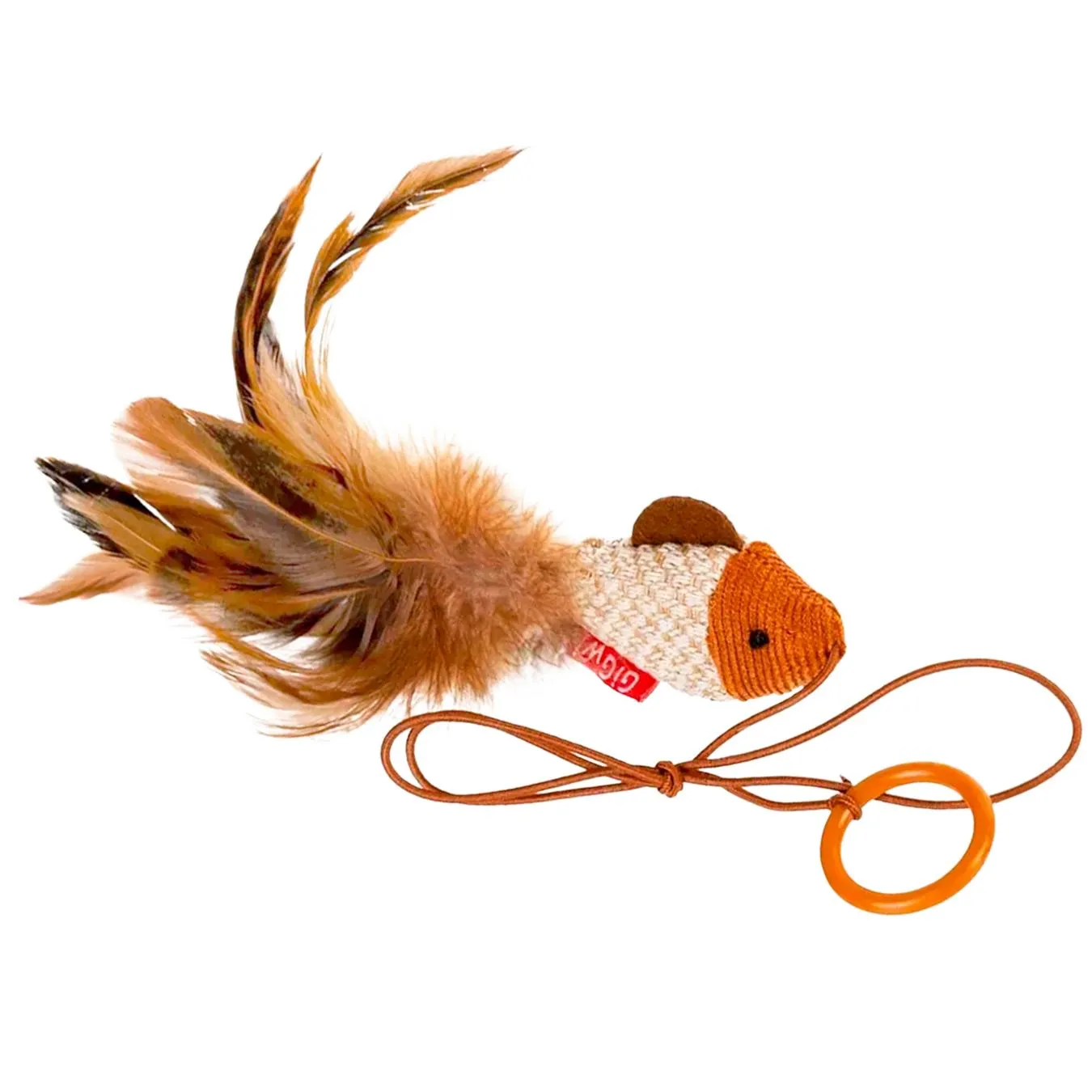 Іграшка для котів GiGwi Teaser Дразнилка-рибка на палець 7см - Фото 1