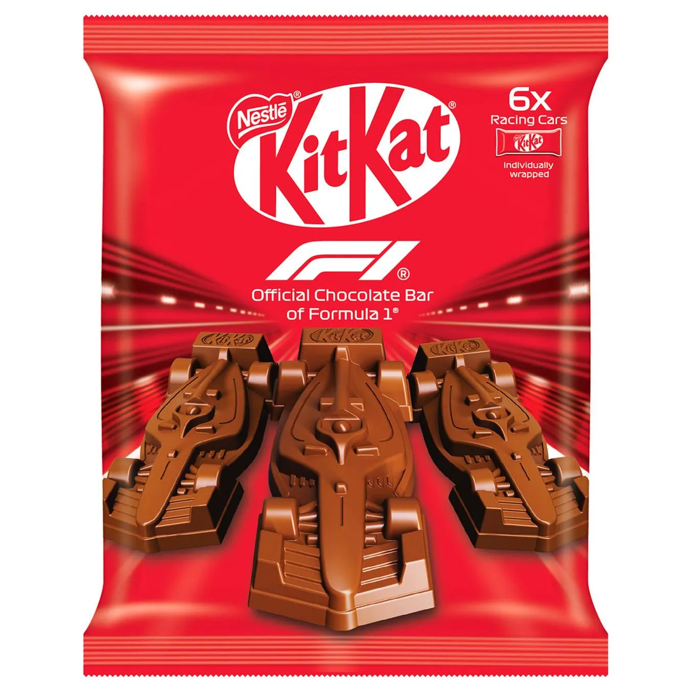 Шоколад молочний Kit Kat Racing Cars фігурний 11г х 6шт - Фото 5