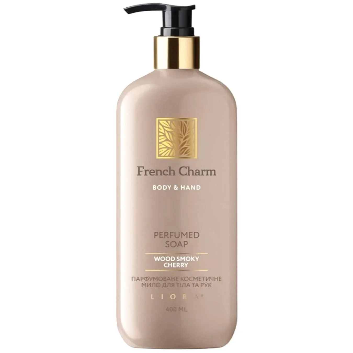 Мило рідке Liora French Charm Wood Smoky Cherry парфумоване 400мл - Фото 1