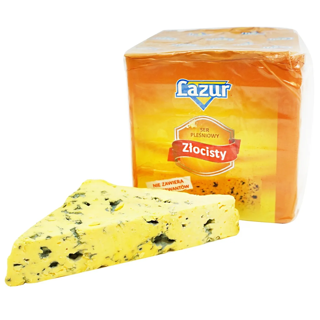 Сир Lazur Золотистий з пліснявою 45% - Фото 1