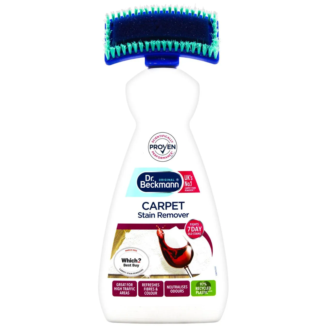 Засіб чистячий Dr.Beckmann для килимів зі щіткою 650мл - Фото 1