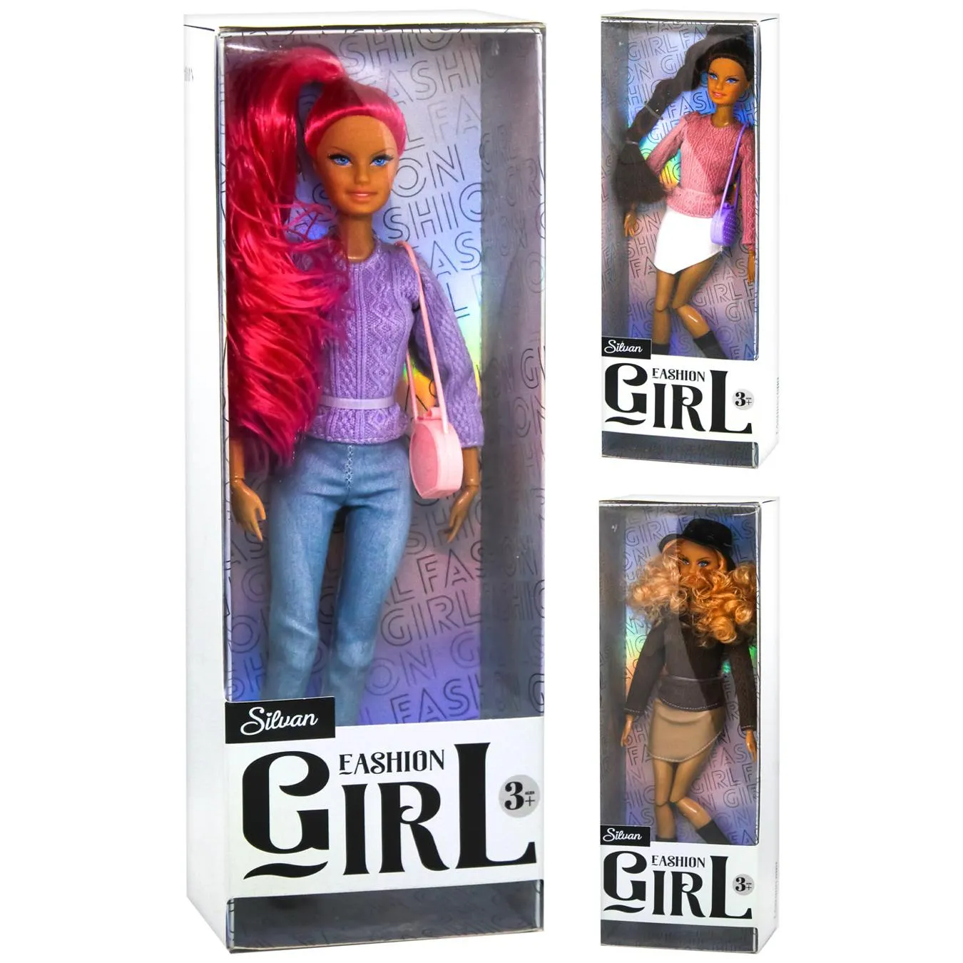 Лялька Silvan Fashion Girl у стильному вбранні в асортименті - Фото 1