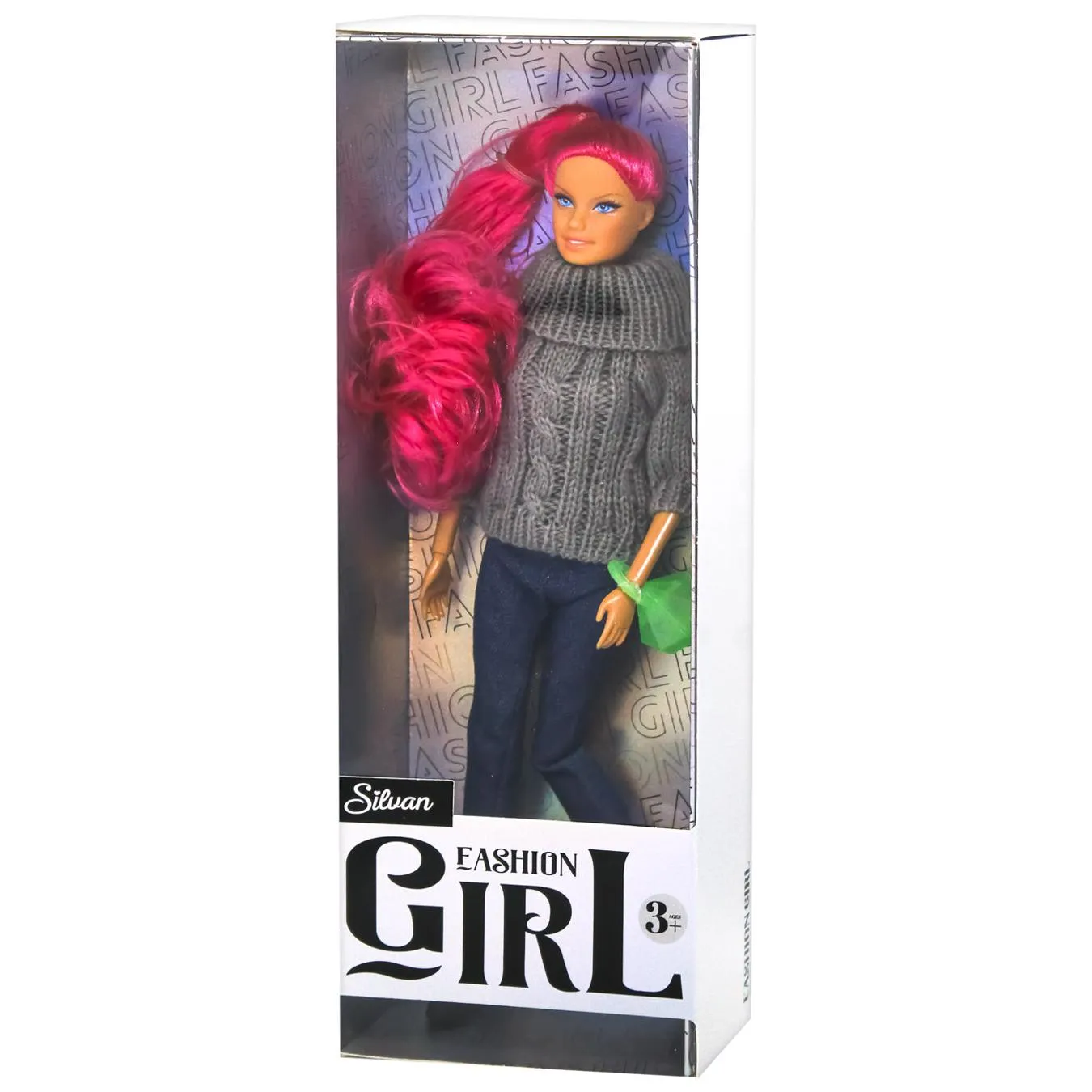 Лялька Silvan Fashion Girl у стильному вбранні в асортименті - Фото 1