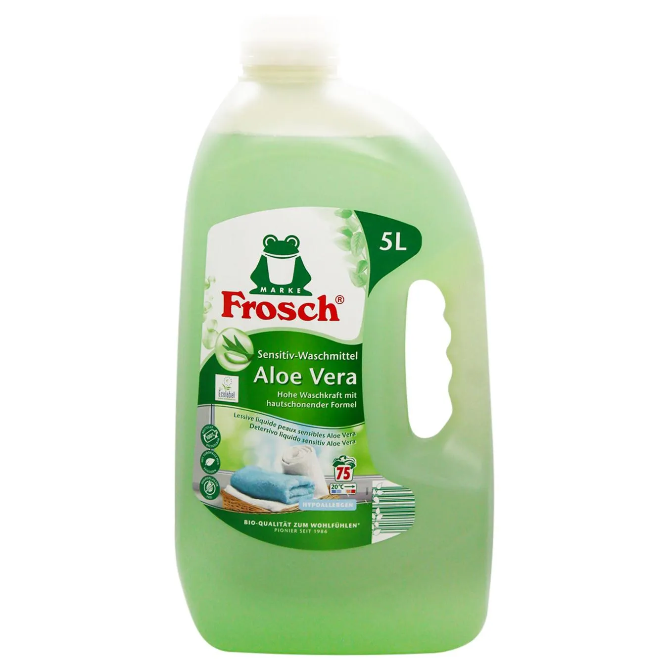 Гель для прання Frosch Aloe Vera 5л - Фото 6