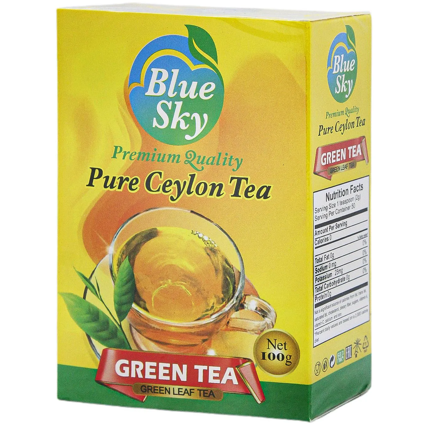 Чай зелений Blue Sky 100г - Фото 1