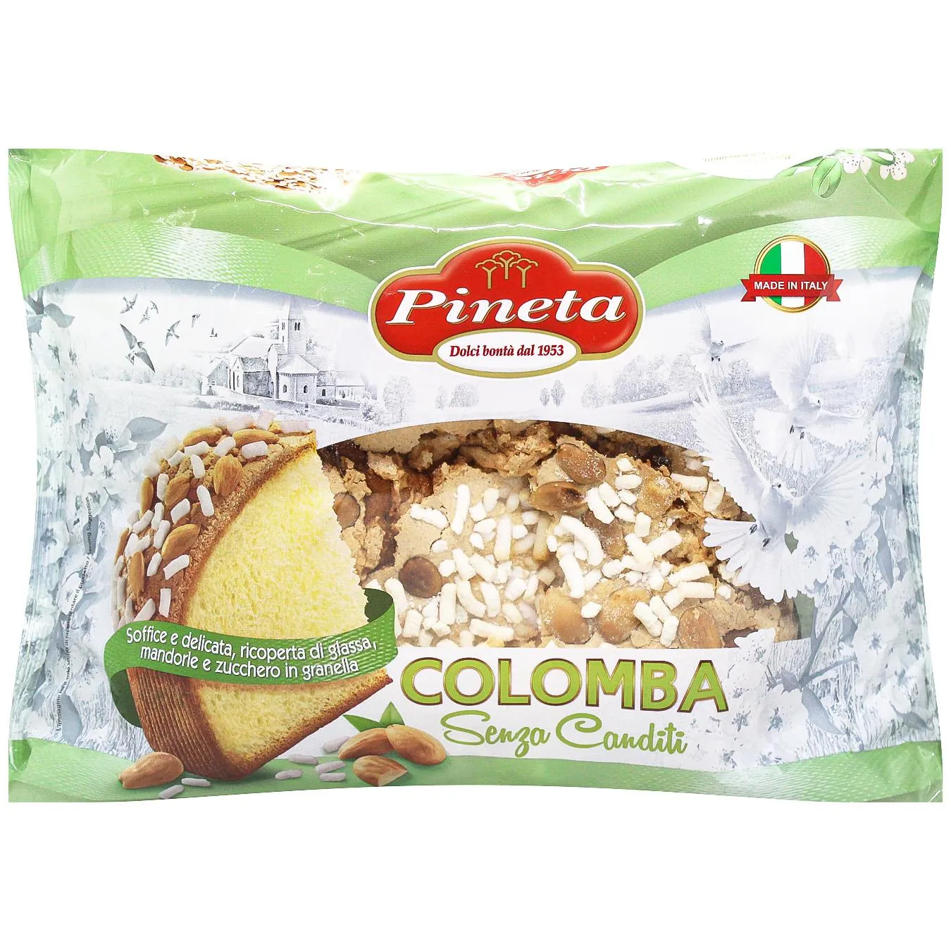 Кекс Pineta Colomba Senza Canditi 700г - Фото 1