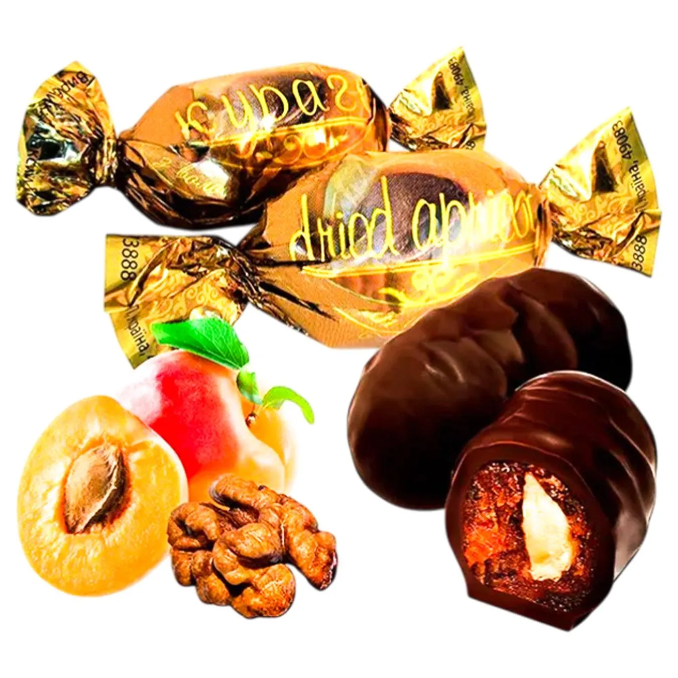 ЦУК КУРАГА З ГОРІХОМ В ШОК ВАГ - Фото 1