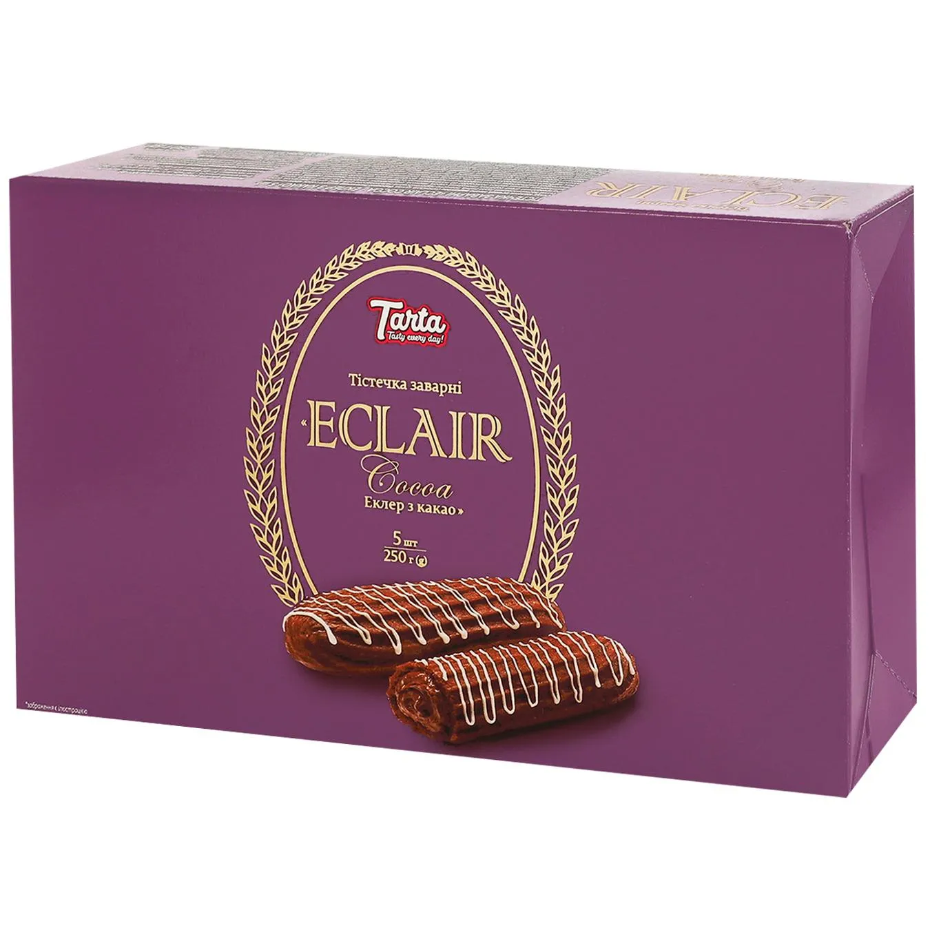 Тістечка Tarta Еклер з какао заварні 250г - Фото 1