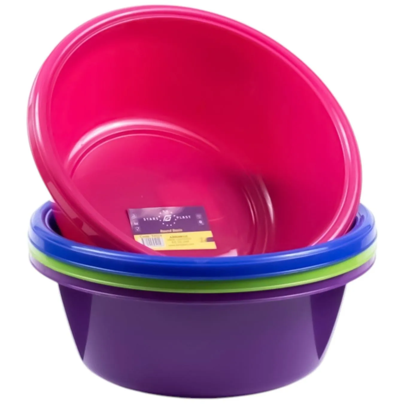 Миска Stars Plast поліпропілен 2.4 л в асортименті - Фото 1