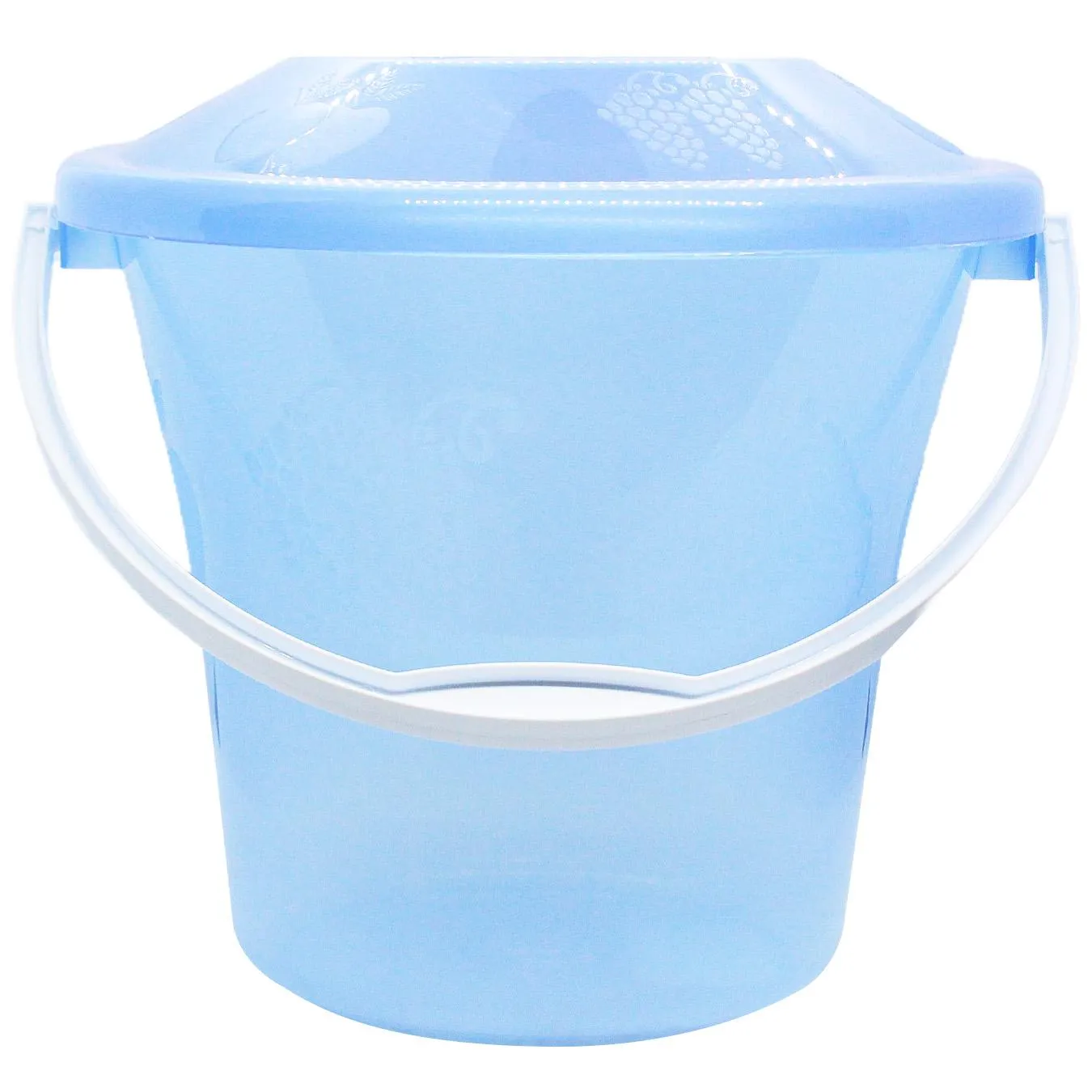 Відро Полімердеталь Елегант з кришкою 6л - Фото 1