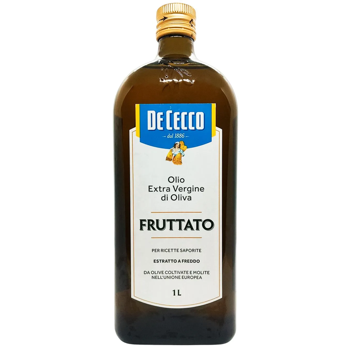 Олія оливкова De Cecco Fruttato Extra Virgin 1л - Фото 1