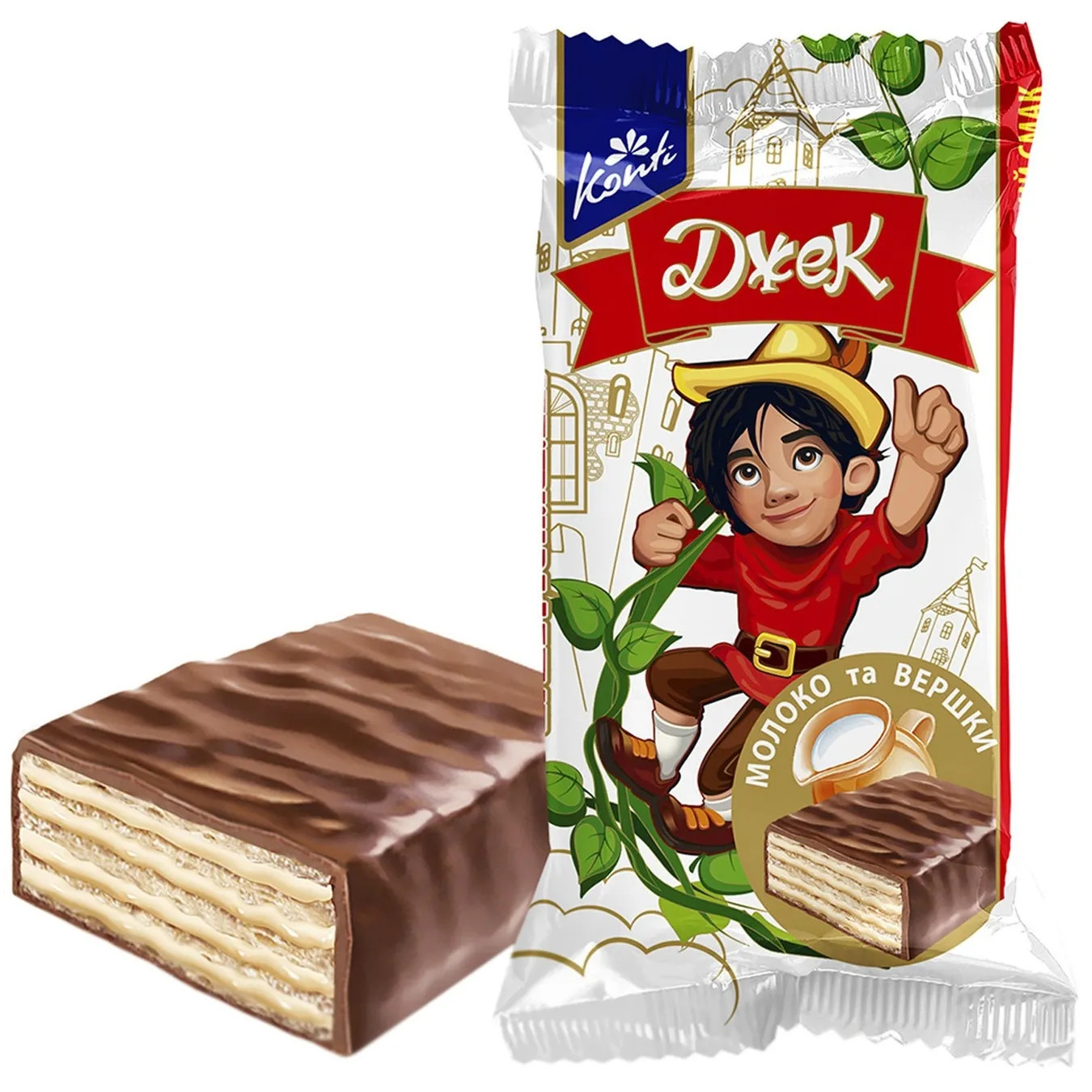 Цукерки Konti Джек з молоком та вершками - Фото 1