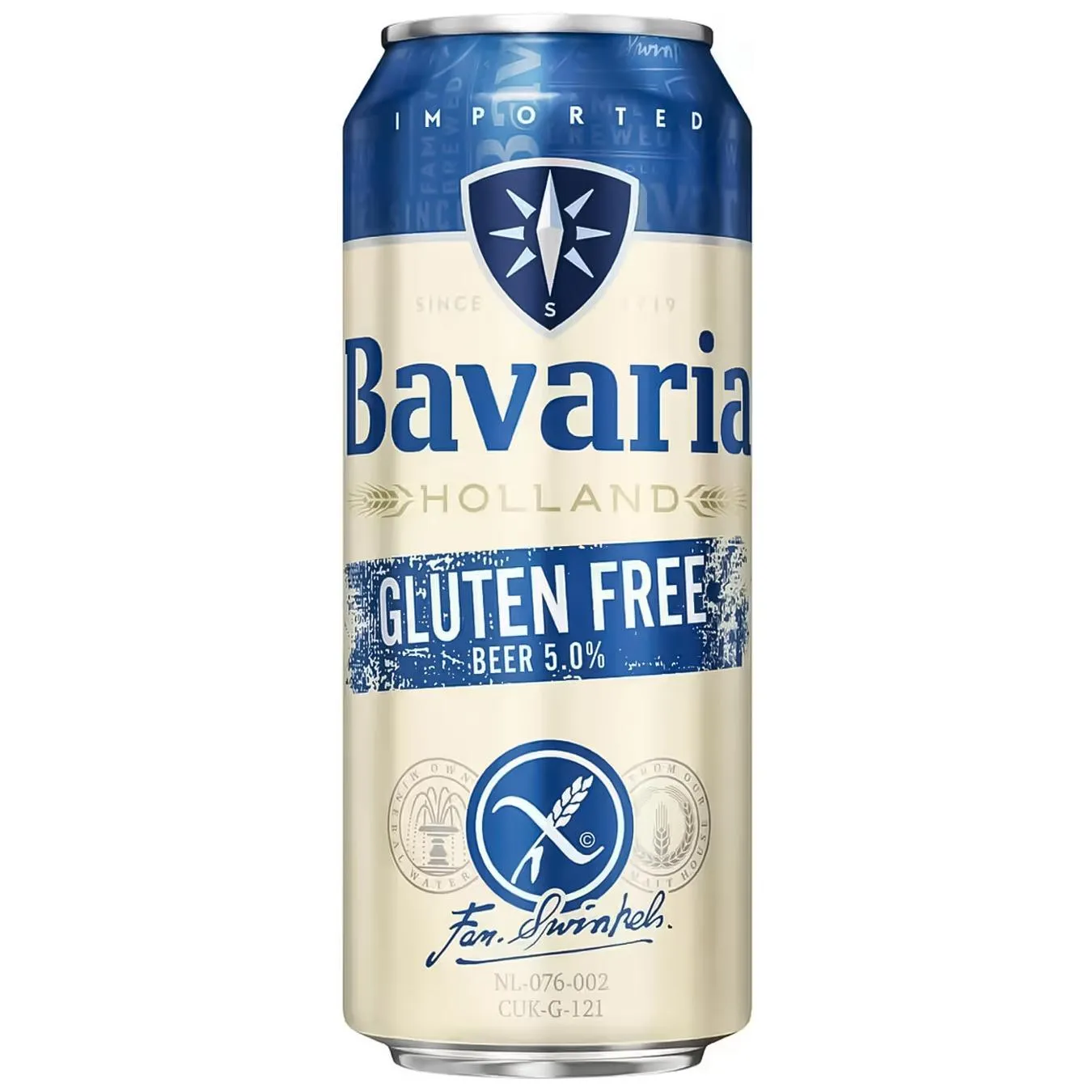 Пиво Bavaria світле безглютенове 5% 0,5л - Фото 1