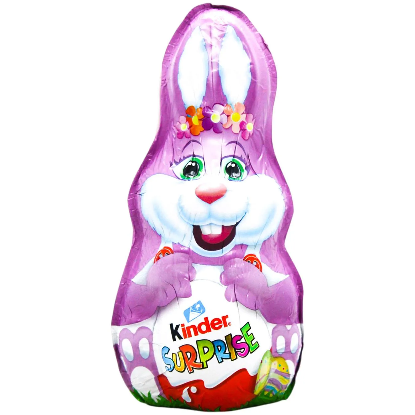 Шоколад молочний Kinder Surprise Великодній кролик рожевий 75г - Фото 1