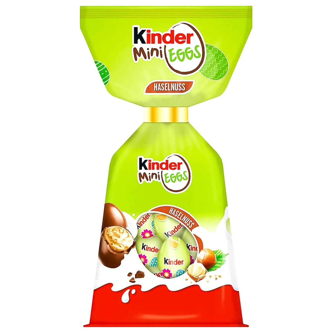 Цукерки Kinder міні шоколадні яйця з начинкою лісовий горіх 85г - Фото 1