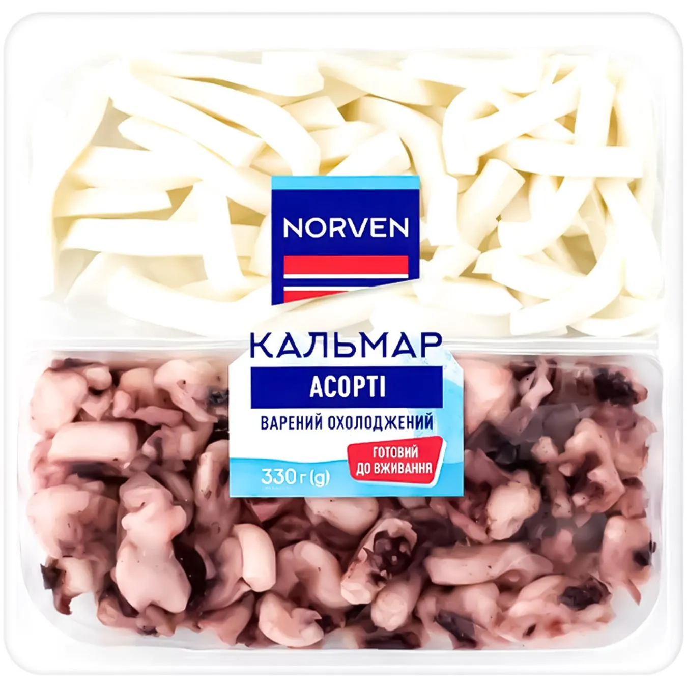 Кальмар Асорті вар. Охол 330 г, Norven - Фото 1