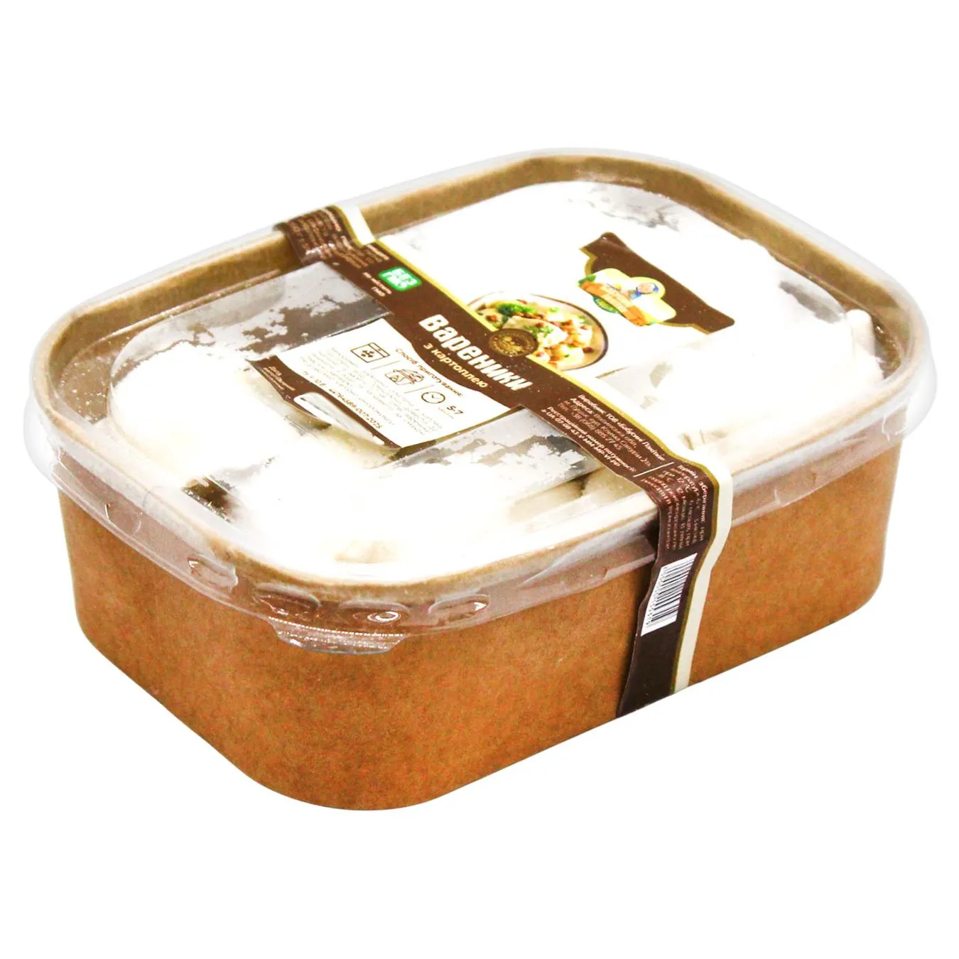 Вареники Бабусині Лакітки з картоплею 350г - Фото 1