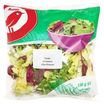 Салат Auchan Активний з Бул Бладом 150г - Photo 1