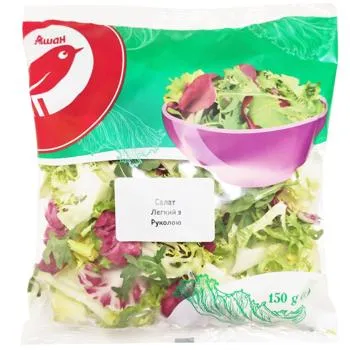 Салат Auchan Легкий з руколою 150г - Photo 1
