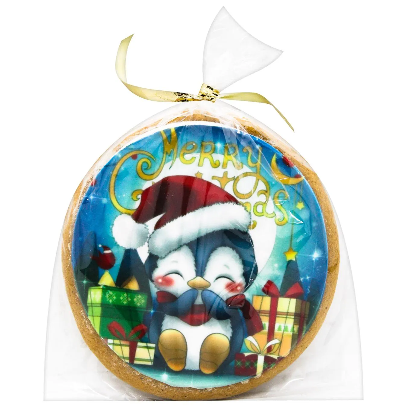 Пряник Добрик Пінгвін Куля з друком - Фото 1