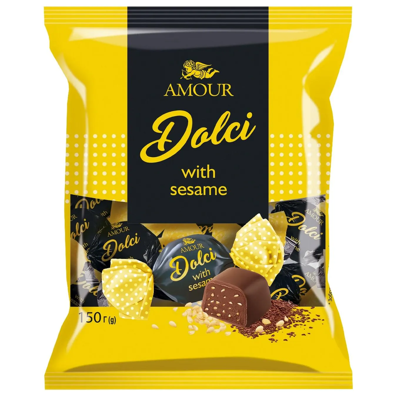 Цукерки Konti Amour Dolci with Sesame 150г - Фото 1