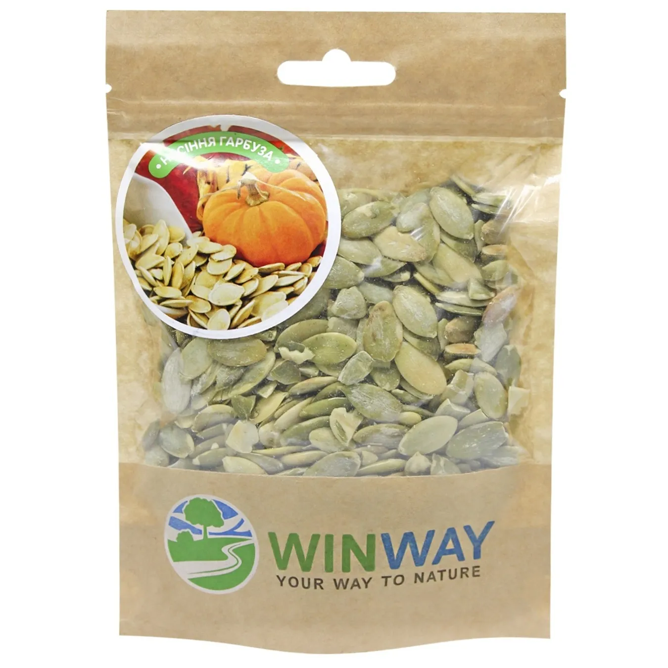 НАСІННЯ ГАРБУЗА WINWAY 100Г - Фото 1