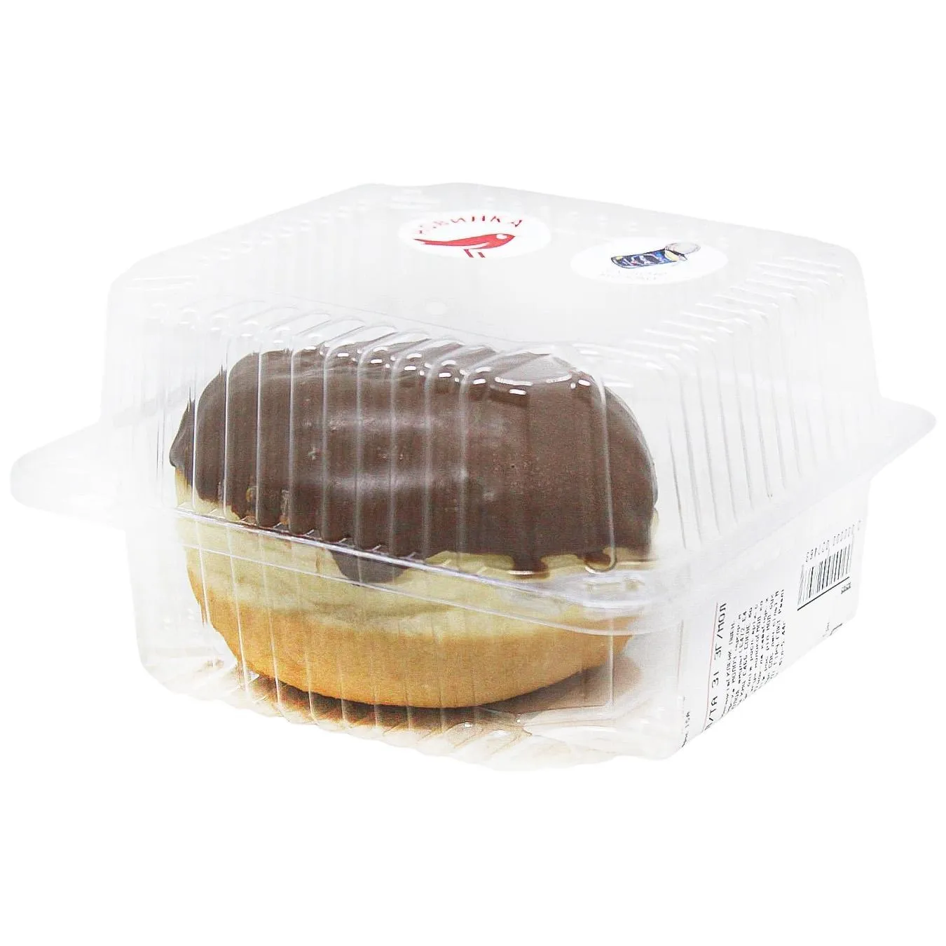 Пампух Auchan глазурований кавою зі згущеним молоком 80г - Фото 1