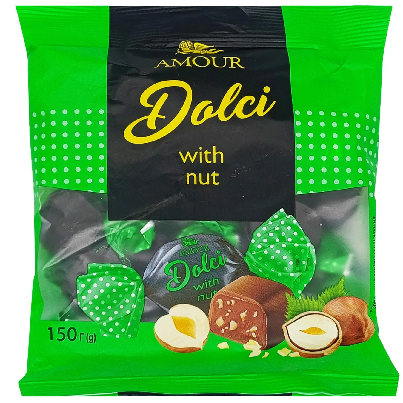 Цукерки Konti Amour Dolci with Nut 150г - Фото 1