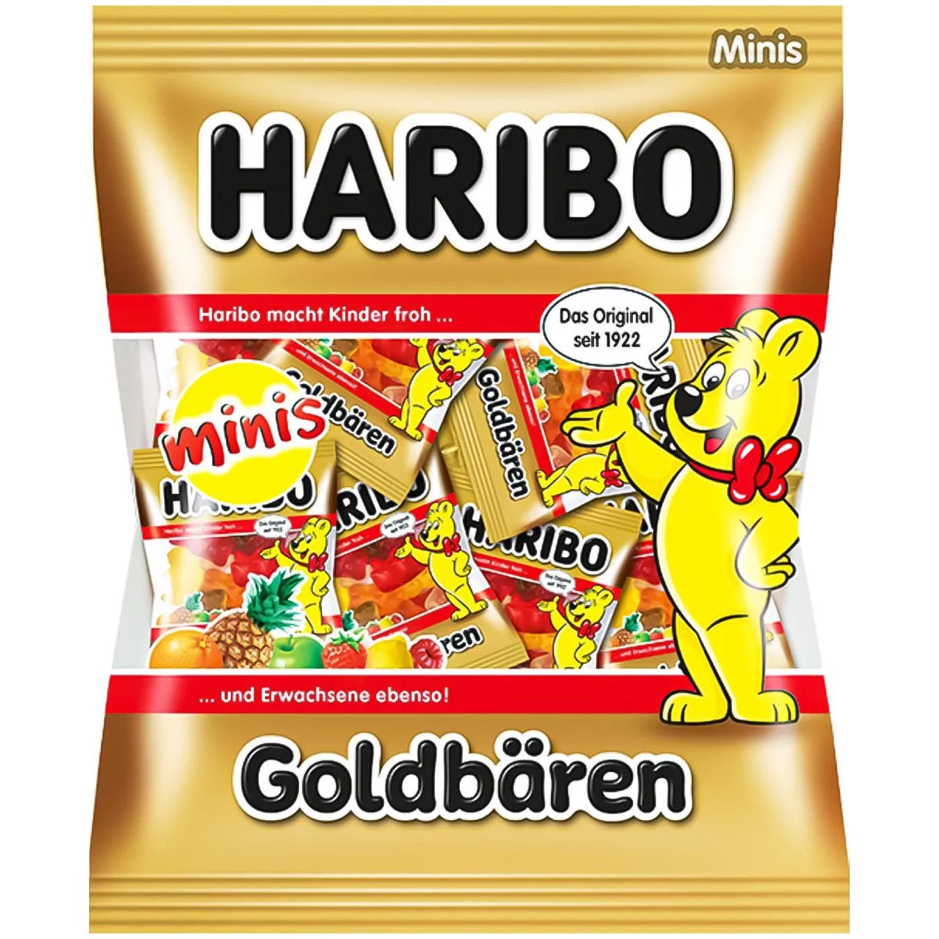 Цукерки Haribo Goldbaren Minis желейні 250г - Фото 1