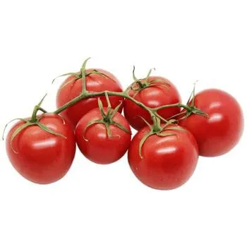 Помідори рожеві на гілці - Фото 1