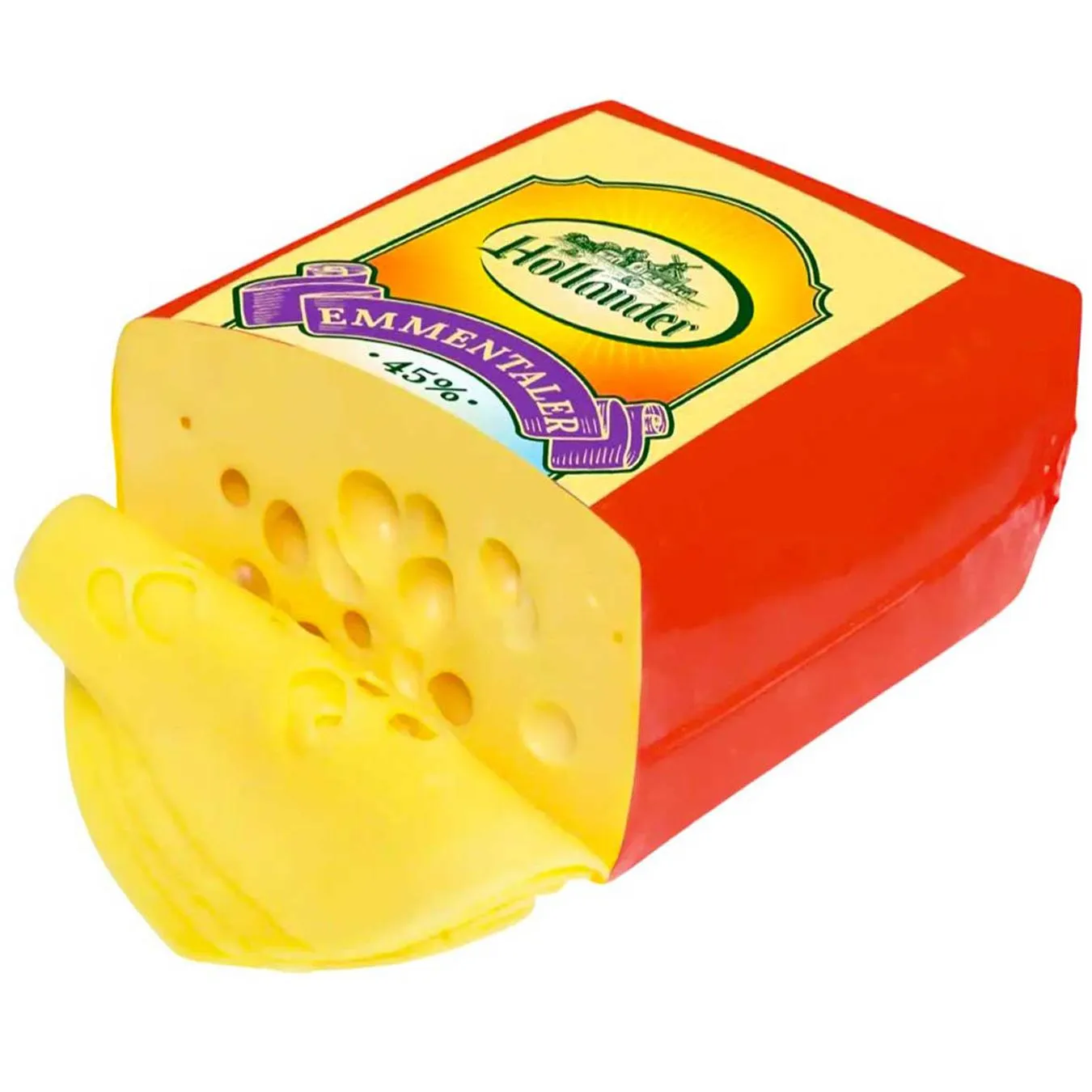 Емменталер 45% ваг Hollander - Фото 1