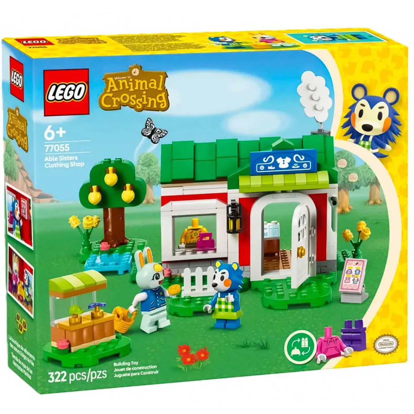 Конструктор LEGO Animal Crossing Крамниця одягу, що належить Able Sisters 322 деталі (77055) - Фото 1