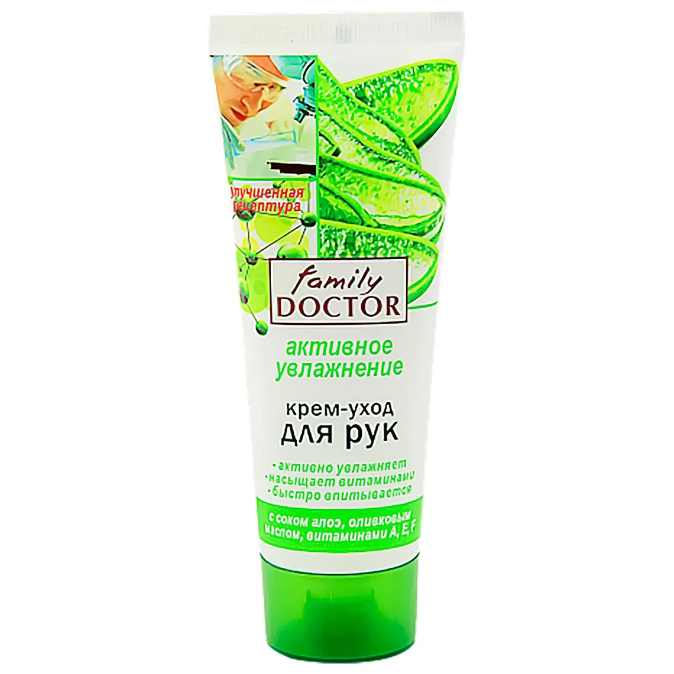 Крем-догляд для рук Family Doctor Активне зволоження,75 мл - Фото 1