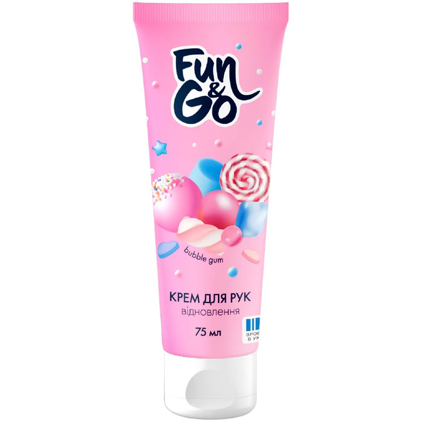 Крем для рук Fun&Go Bubble Gum 75мл - Фото 1