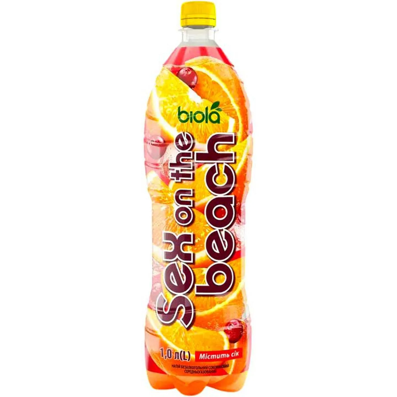 Напій газований Biola Sex on the Beach соковмісний 1л - Фото 1