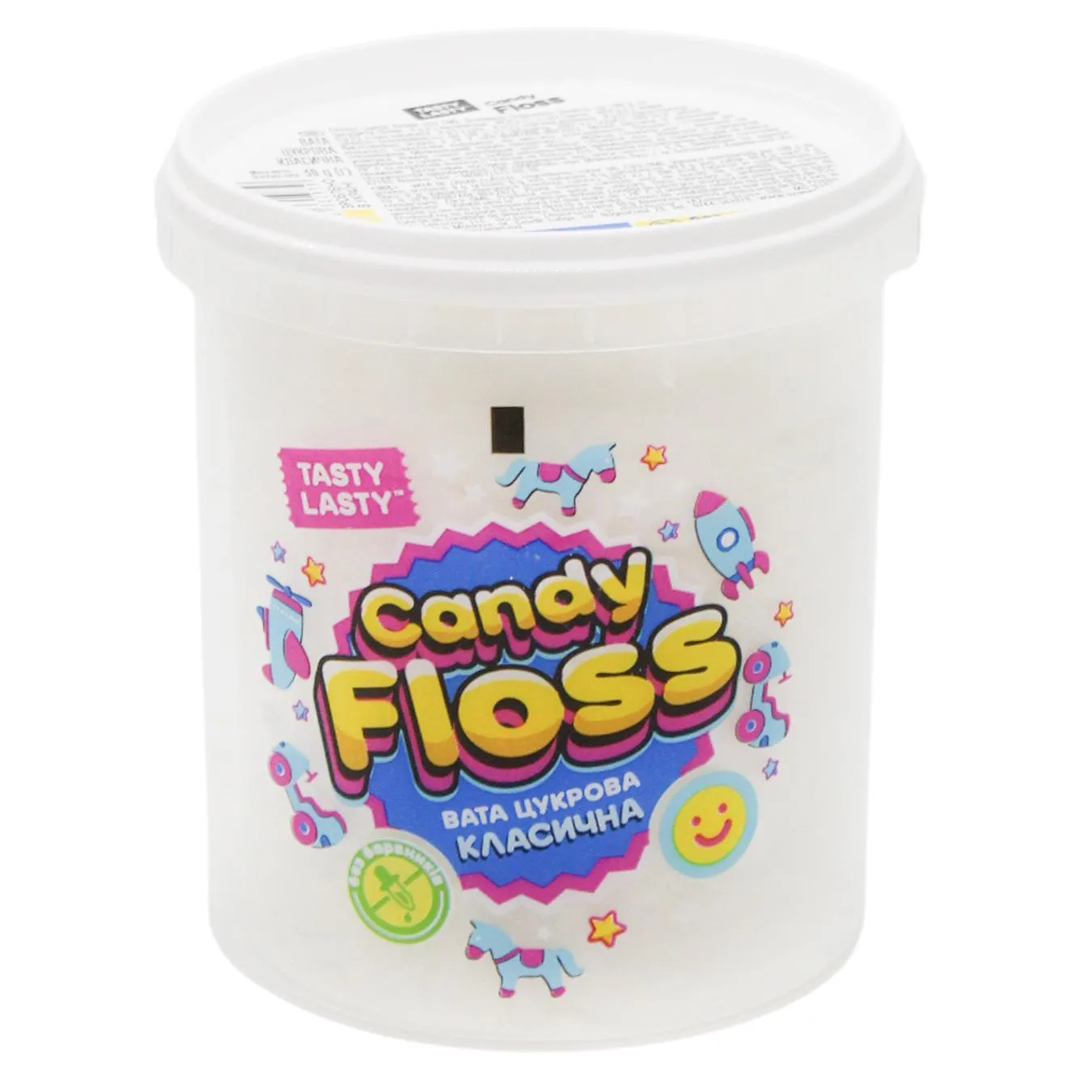 Вата цукрова Tasty Lasty Класична 30г - Фото 1