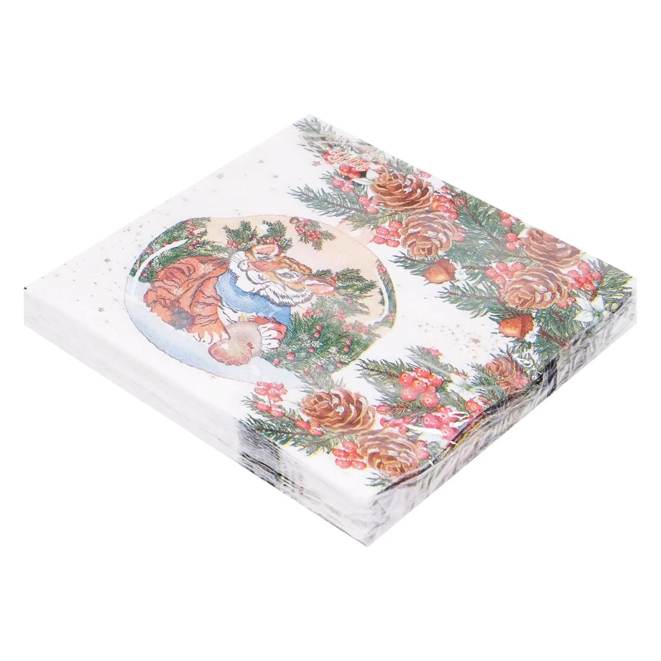 Серветки Luxy Символ року двошарові 33*33см 15шт - Фото 1