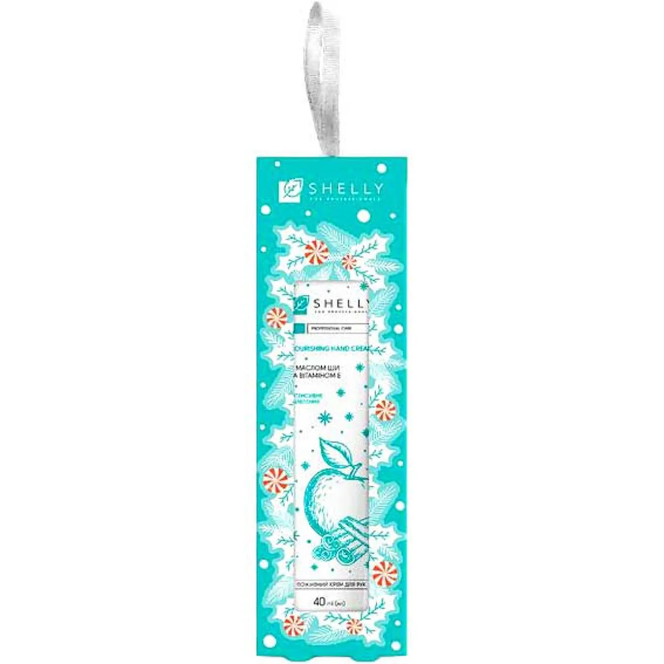 Крем для рук Shelly Apple & Cinnamon поживний з маслом ши та вітаміном Е 40мл - Фото 1