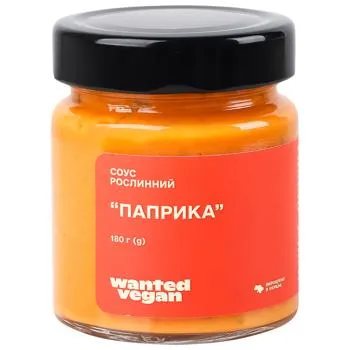 Соус рослинний Wanted Vegan Паприка 180г - Photo 1