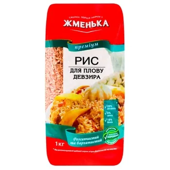 Рис для плову Жменька Девзира 1кг - Фото 1