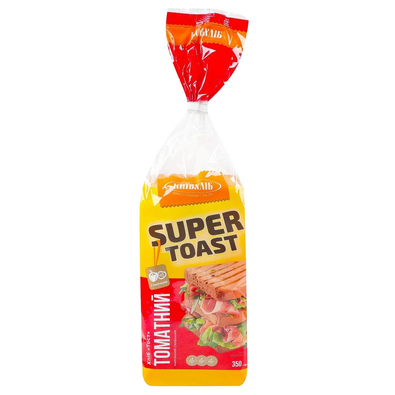 Хліб Київхліб тостовий томатний нарізаний 350г - Фото 8