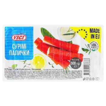 Сурімі палички Vici заморожені 500г - Photo 1
