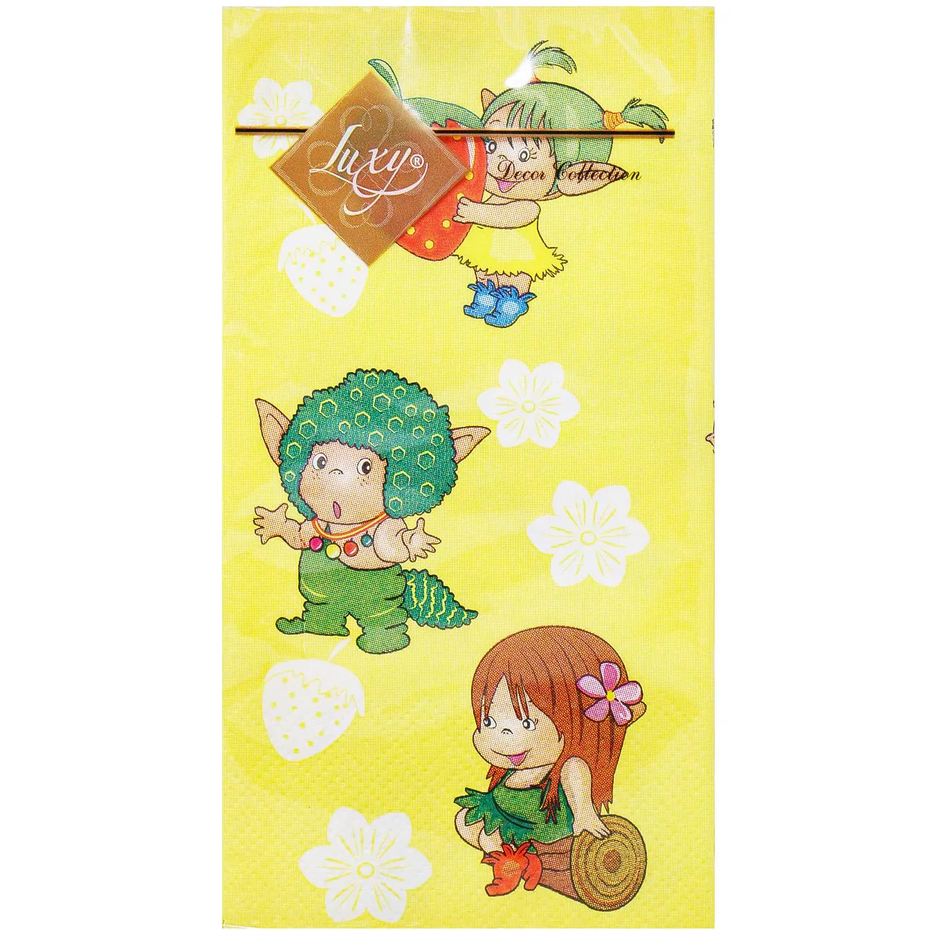 Серветки Luxy тришарові 33*33см 10шт - Фото 1