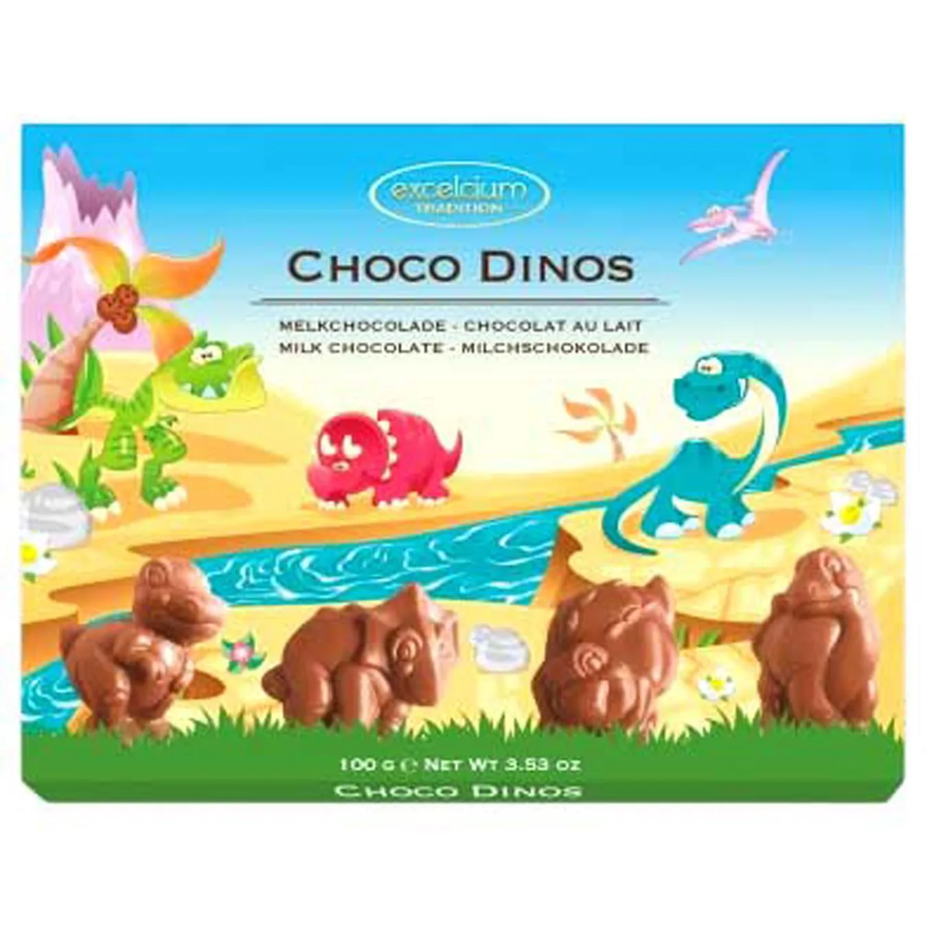 ЦУКЕРКИ CHOCO DINO'S 100Г - Фото 1