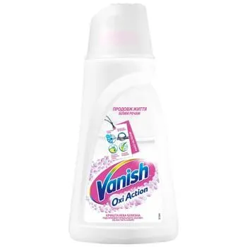 Плямовивідник Vanish Oxi Action Crystal White рідкий 1л - Photo 9