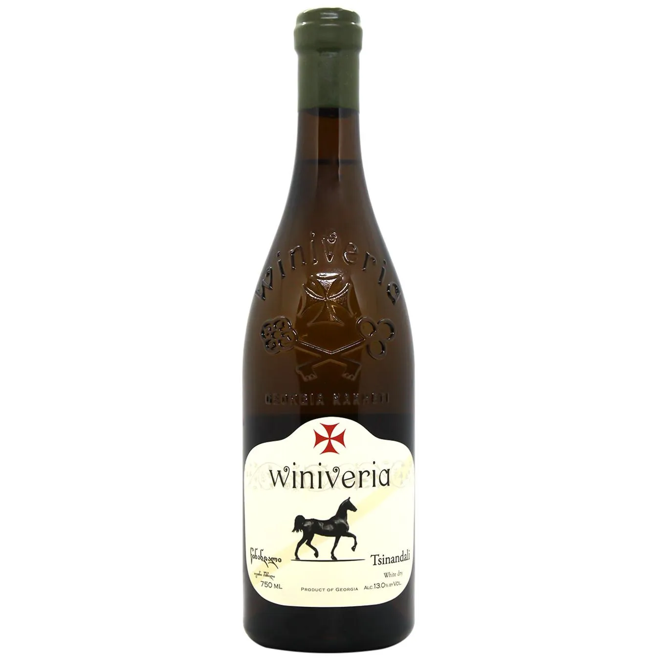 Вино Winiveria Tsinandali біле сухе 12,5% 0,75л - Фото 1
