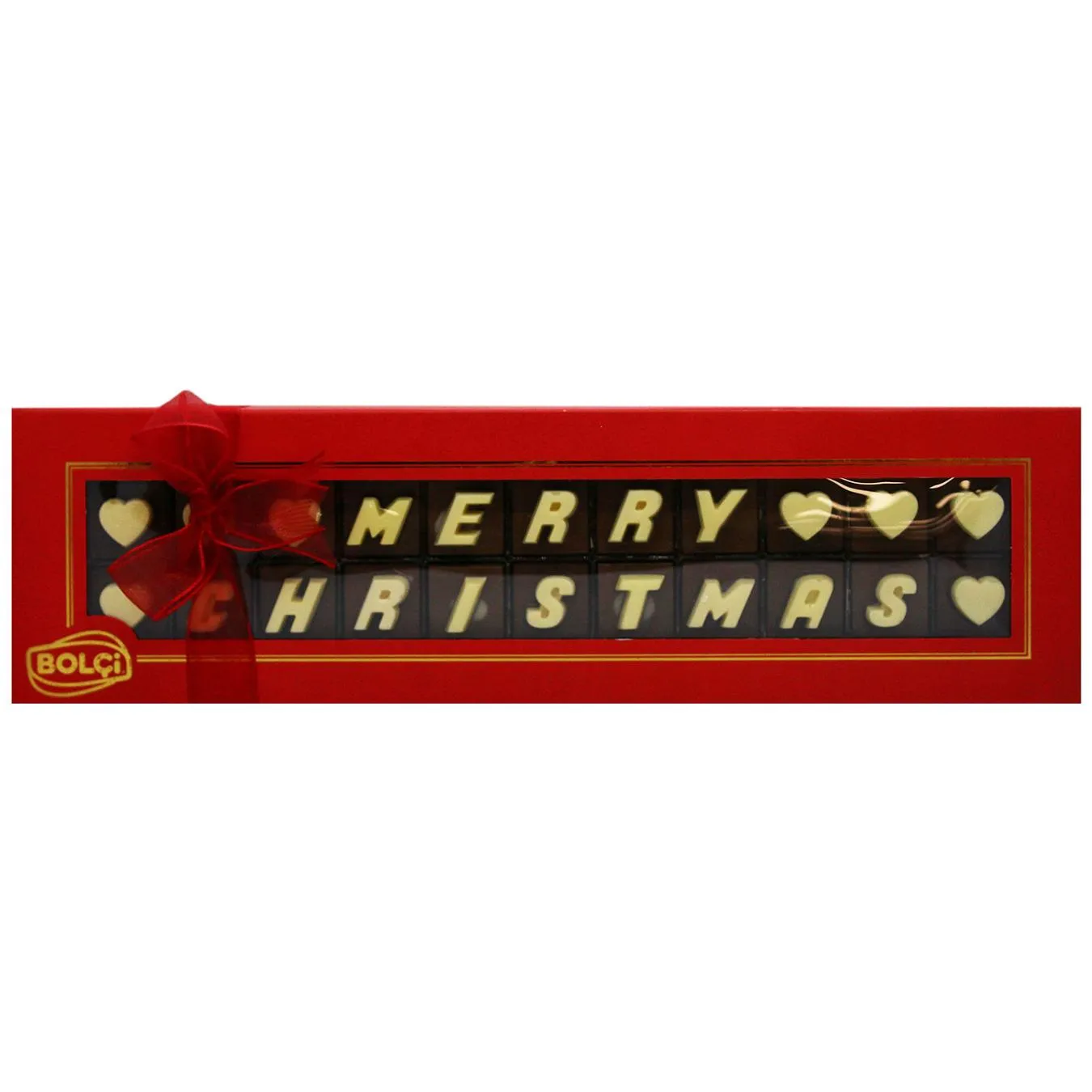 Шоколад молочний Bolçi з літерами з біл.шоколаду 138г - Фото 3