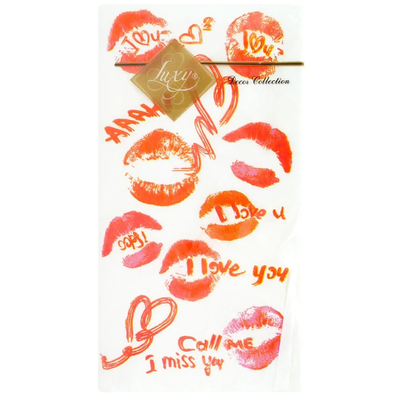 Серветки Luxy 33x33см 3 шари 10шт - Фото 1