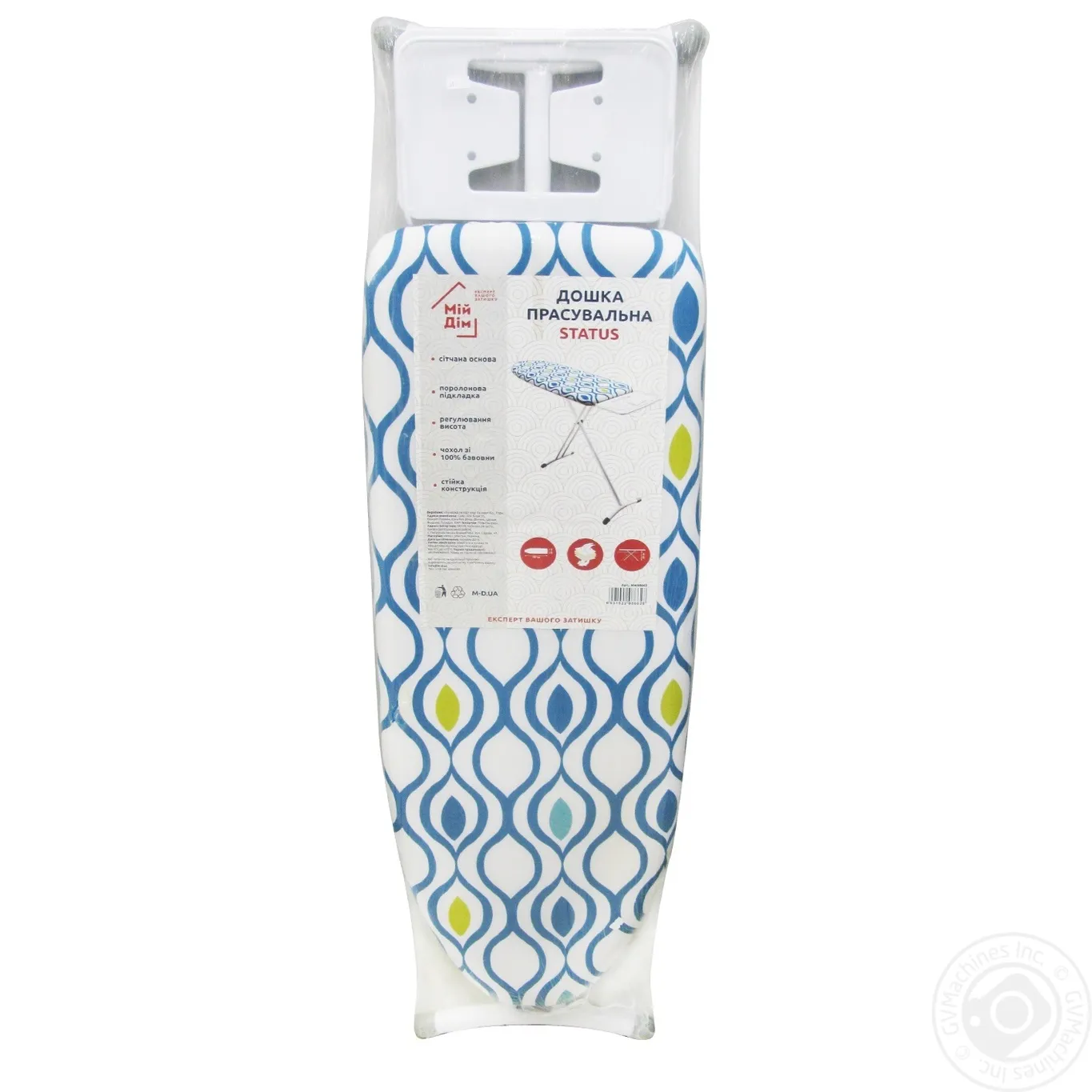 Дошка прасувальна Мій Дім Status HW08662 38х107см - Фото 1